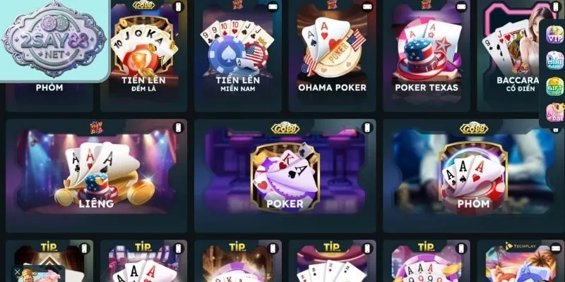 Hệ thống game chơi đa dạng bậc nhất thị trường