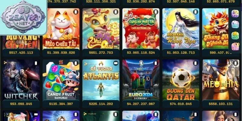 Nhiều chủ đề game nổ hũ hấp dẫn